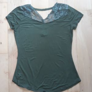 Lacy green blouse